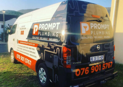 Plumber van | Prompt Plumbing