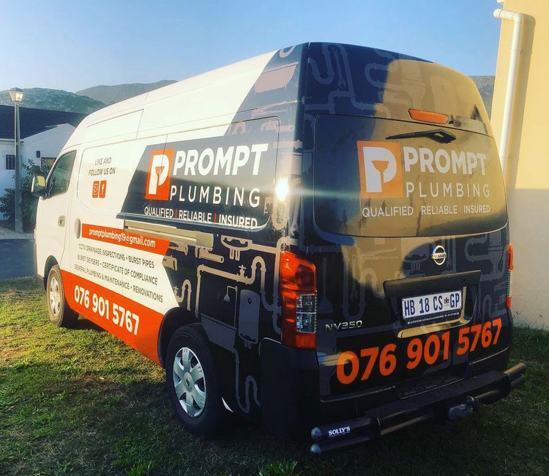 Plumber van | Prompt Plumbing